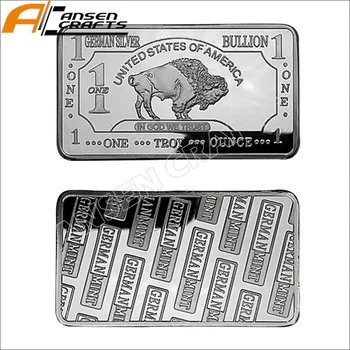 1 Oz .999 Argint Fin Bizon American Buffalo de Colectie Lingouri Bar Lingou