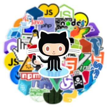 10/30/50PCS Rece Programare Autocolante Internet Java php Docker Geek Html Bitcoin Decalcomanii de Vinil Laptop Telefon DIY Jucărie pentru Copii Autocolant