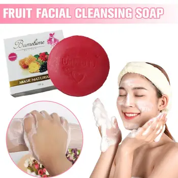 100g Fructe Săpun Manual Adâncime de Curățare Facial de Albire Baie Ulei Natural Esential de Săpun Săpunuri Pielea Fructe P6B7