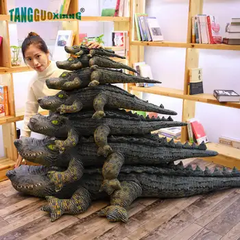 30-150cm Groază de Simulare Crocodil Jucării de Pluș, Perne Moi Umplute de Animale Păpuși Copii prieteni ziua de nastere Cadouri de Craciun