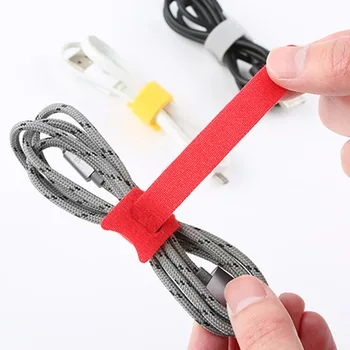 50pcs /100buc Eliberabil Cablu Cravate Colorate Plastic Reutilizabile Legături de Cablu Nailon Buclă Folie Zip Pachet T-tip Cablu de Organizator