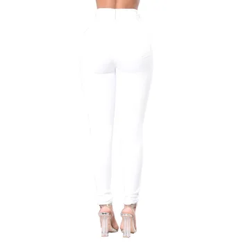 Alb Slab Push-Up Blugi pentru Femei de Înaltă Talie Elastic Pantaloni din Denim Dimensiuni XXL Femme Pantaloni New Sosire 2021 Iarna Elemente de Vânzare