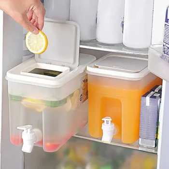 Apă Rece Sticla Frigider Suc De Lamaie Ulcioare Fierbător Bucătărie Drinkware Recipient Rezistent La Căldură Consumabile Kit