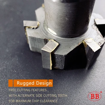 BB Carbura Brazate T Slot Milling Cutter Sudare Inlay Introduce Aliaj cu Diametrul de 12-80mm Grosime 2mm - 20mm Fontă Oțel