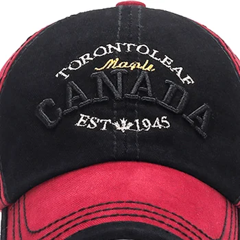 Brand Vintage Canada Flag Șapcă De Baseball, Pălării Pentru Bărbați, Femei, Sepci Snapback Broderie Casquette Os Gorras Șapcă De Baseball Tata Pac