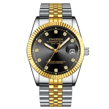 Ceasuri de aur pentru Bărbați Cuarț Ceas de mână 2022 Afaceri de Moda din Oțel rezistent la apă Ceas Masculin Ceas Data uita-Te Brand de Lux pentru Bărbați Ceas