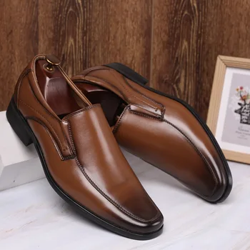 Clasic pentru Bărbați Pantofi Rochie de Moda Elegant de Nunta Formale Pantofi Barbati Aluneca Pe Birou Pantofi Oxford Pentru Barbati 2020