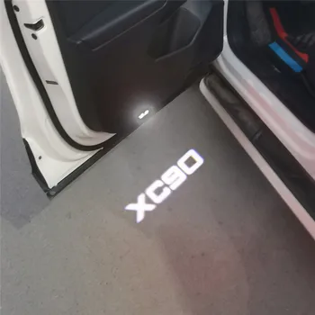 Led Emblema Lampa Portiera bun venit Lumini Pentru Volvo R-DESIGN XC90, S80 S60 S60L V40 V60 XC70 S90 XC60 Accesorii Auto