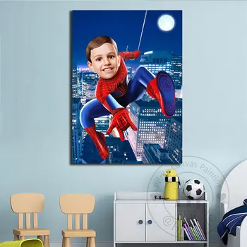 Marvel Iron Man Disney Princess Personalizat Canvas Poster Pentru Camera Copilului Decor De Perete De Imprimare Imagine De Fată Băiat Ziua De Nastere Cadouri Fara Rama