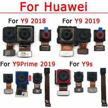 Original Spate, Camera Video Frontală Pentru Huawei Y9 Prim-2019 2018 Y9s Frontal Spate Selfie Confruntă Camera Din Spate A Modulului Flex Piese De Schimb