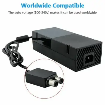 Pentru X-BOX One Adaptor de Încărcare Rapidă UE/SUA/marea BRITANIE Conectați Adaptorul de c Caramida Incarcator Cablu de Alimentare Cablu Negru Pentru Xbox One Consol