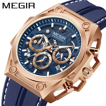 Relogio Masculino Noul Ceas de Moda pentru Bărbați MEGIR Brand de Top Ceasuri Sport Mens Impermeabil Cuarț Ceas Casual Militare Ceas de mână