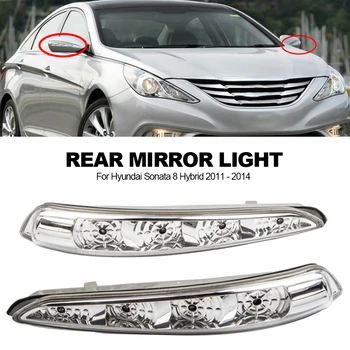 1 buc Mașină de Oglinda Laterală de Lumină Lampă cu LED Oglinda Retrovizoare de Cotitură Lumina de Semnalizare Pentru Hyundai Sonata 8 Hibrid 2011 2012 2013
