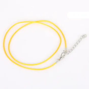 10buc/lot de 1,5 mm din Piele de Cablu lanț Colier Pandantiv Farmece Cu Incuietoare Homar Bijuterii DIY Face Constatări String Cordon