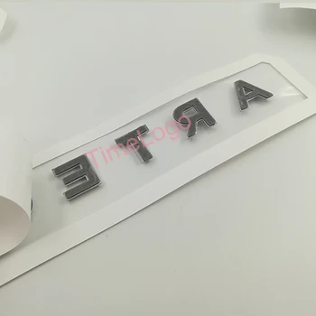 Litere 3D Emblema pentru PHAETON Timp Scurt de Styling Auto Retehnologizare Mijlocul Trunchiului Logo-ul Insigna Autocolant Cromat, Negru Mat, Negru Lucios