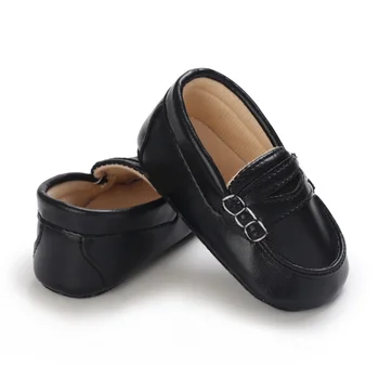 Pantofi pentru copii Băiat Copil pentru Ziua de Botez Copil Drăguț Casual Bumbac Talpa Anti-alunecare PU Prima Pietoni
